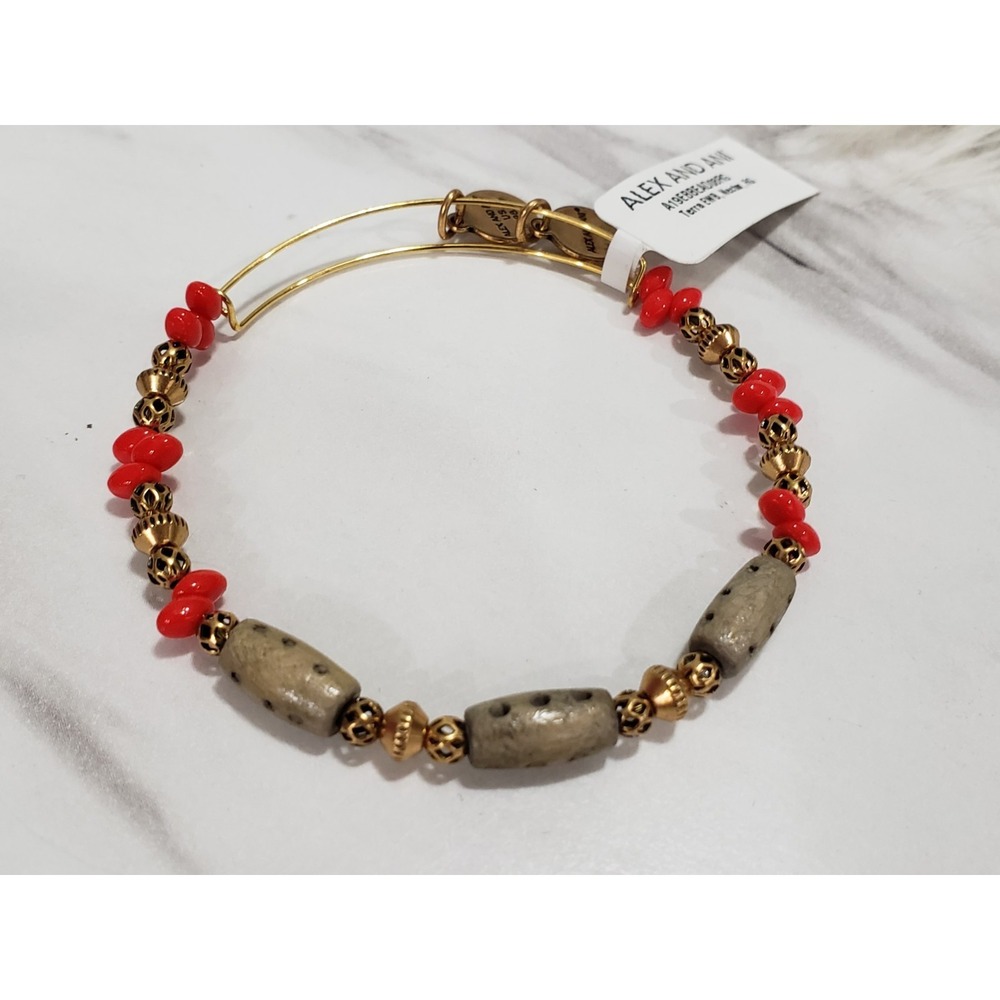 ALEX &  ANI "Terra " Violet‎ & Silver  Beaded Charm  Bangle Bracelet ✨️ ✨️ - Picture 5 of 5